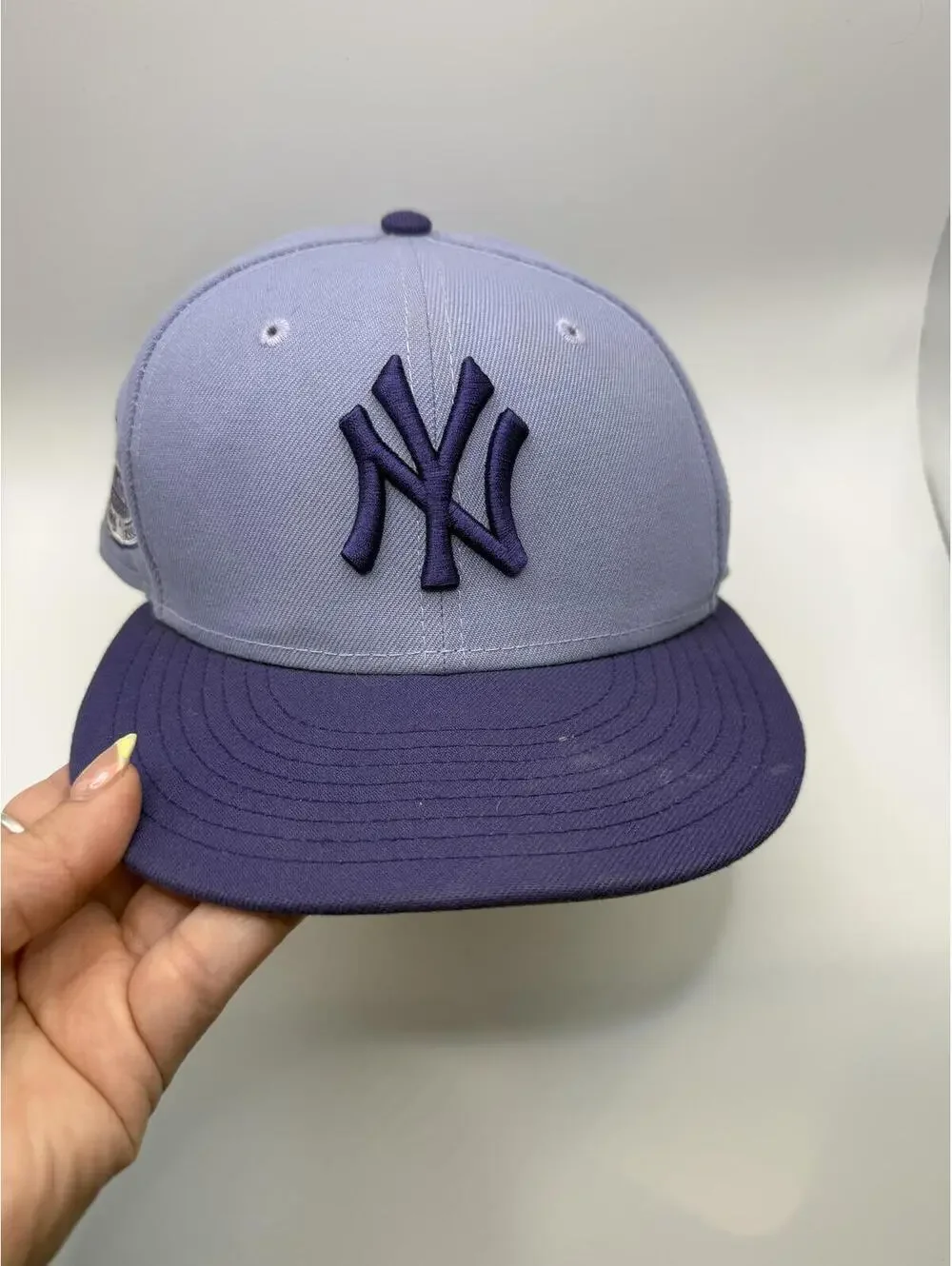 MLB New York Yankees New Era 2008 All Star Game Fitted Cap Size 7 in Lavender